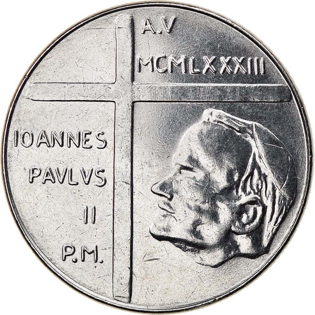 Vatican City | 100 Lire Coin | John Paul II | Km:173 | 1983