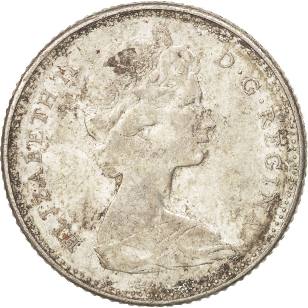 Canada | 10 Cents Coin | Silver | Mackerel | KM:67a | 1967