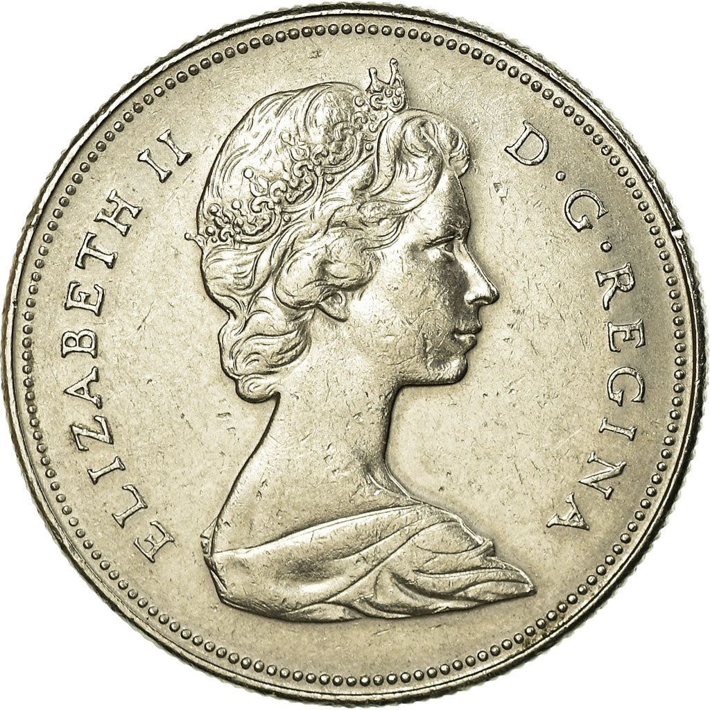 Canada | 50 Cents Coin | Nickel | 2nd portrait, Nickel | KM:75 | 1968-1989