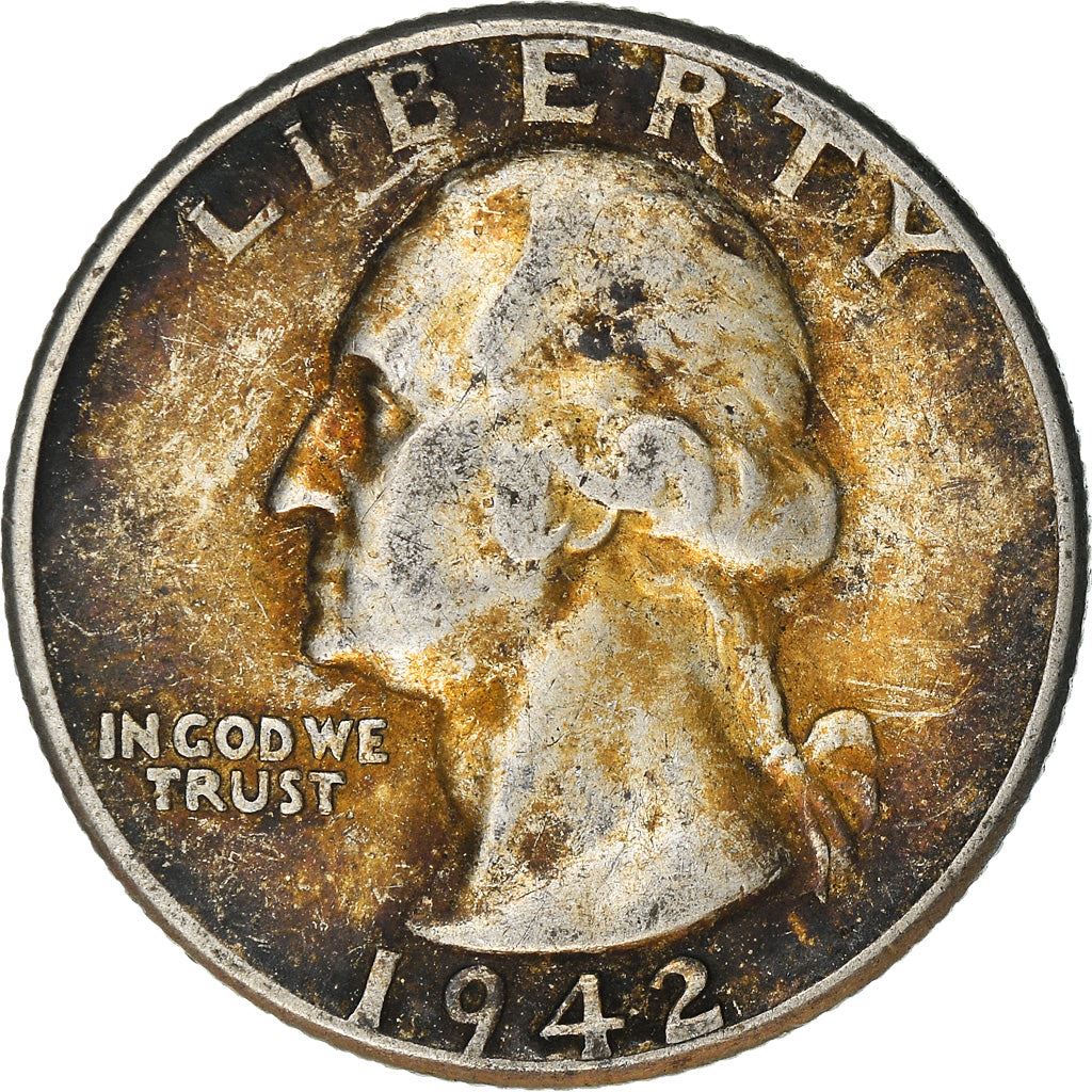 アメリカ合衆国 | 1/4ドル硬貨 | ジョージ・ワシントン | KM:164 | 1932年 - 1964年