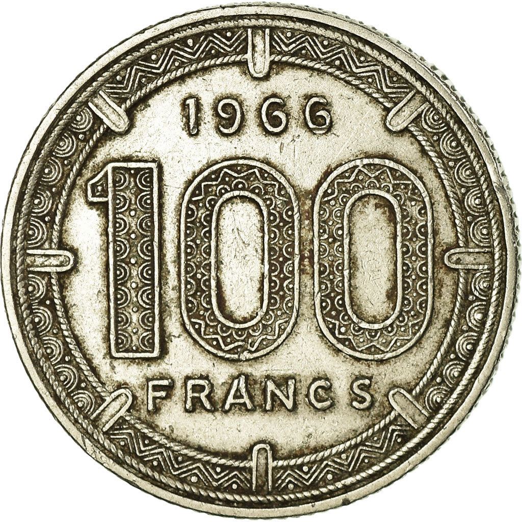 Cameroon | 100 Francs Coin | Giant Elands | Km:14 | 1966 - 1968