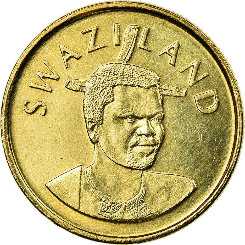 Moneta da 2 Emalangeni Eswatini | Re Mswati III | Giglio | KM46 | 1995 - 2010