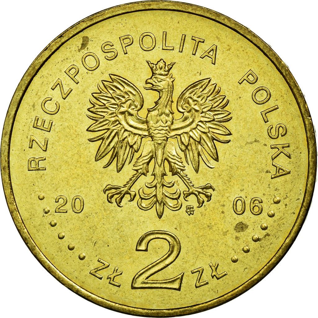 Poland | 2 Z?ote | Noc ?wi?toja?ska | Dancing | Flowers | KM532 | 2006