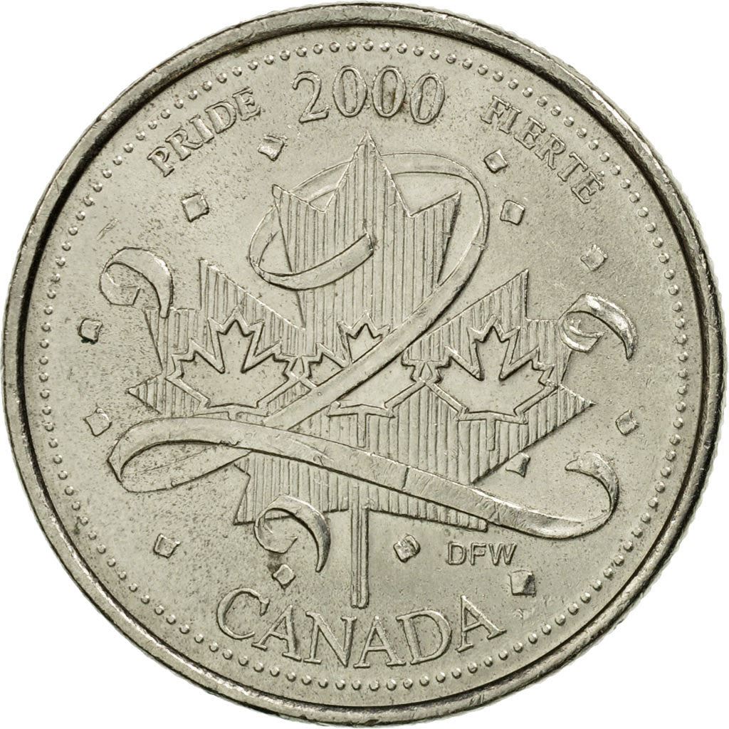 Canada | 25 Cents Coin | Pride | Nickel | KM:384.2 | 2000