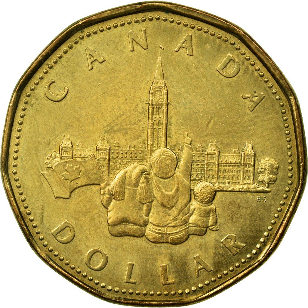 Canada | 1 Dollar Coin | Parliament | Bronze plated nickel | KM:218 | 1992